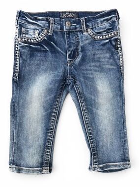 Silver Jeans Ali Capris (Size 6) Decorative Stitching